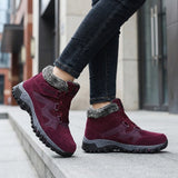 Unisex UrbanFrost™ Stiefel mit Gepolstertem Futter und Profilsohle – Rot
