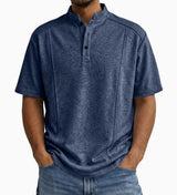 Brionna – Bequemes Kurzarm T-Hemd – Marineblau