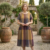Antonella™ Fließendes Kleid im Barockstil / Eleganter Komfort für jeden Anlass – Khaki