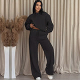 Isys™ Sweat-Set mit cleanem Look und Premium-Komfort – Scwartz