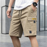 Brann - Hochwertige Cargoshorts im Utility-Stil – Beige