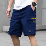 Brooklyn™ Cargo-Shorts mit Verstellbarem Kordelzug und Modernem Look – Dunkelblau