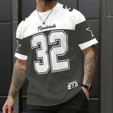 Endzone™-T-Shirt aus Premium-Jersey im Streetwear-Stil – Grau