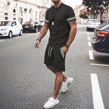 Nexor™-Set mit Kontrastierenden Details und Sportlich-Lässigem Stil – Schwarz