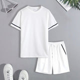 Nexor™-Set mit Kontrastierenden Details und Sportlich-Lässigem Stil – Weiß