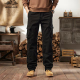 OffStreet™ Cargohose mit Street Look und Utility Taschen – Schwarz