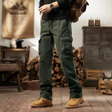 OffStreet™ Cargohose mit Street Look und Utility Taschen – Armeegrün
