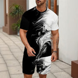 Bali™ Set Mit Exklusiven Prints und Modernem Stil – Abstraktes Muster in Schwarz-Weiß