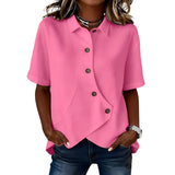 Frida | Leinenmix-Hemdbluse (1+1 GRATIS) – Rosa