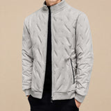 Bergen™ Stepp-Pufferjacke mit flauschigem Sherpa-Futter – Grau