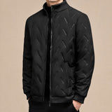 Bergen™ Stepp-Pufferjacke mit flauschigem Sherpa-Futter – Schwarz