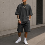 Adrian™ Set mit Cleanem Look und Weiter Passform – Dunkelgrau