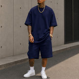 Adrian™ Set mit Cleanem Look und Weiter Passform – Dunkelblau