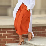 Orsella™ Ballonhose Mit Modernem Design – Orange