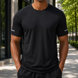 Falken™ Shirt mit UPF 50+ Sonnenschutz und DryFit-Technologie – Schwarz