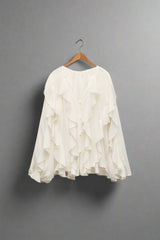 KIANA I PROMANTISCHE BLUSE – Gelblich