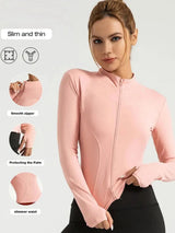Narin | Damen Fitness Jacke – Rosa