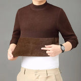Everest™ Pullover mit hochwertigem Fleecefutter und hohem Kragen / Raffinierte Wärme mit maximalem Komfort, selbst an den kältesten Tagen! – Braun