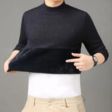 Everest™ Pullover mit hochwertigem Fleecefutter und hohem Kragen / Raffinierte Wärme mit maximalem Komfort, selbst an den kältesten Tagen! – Grau