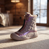 Winterbewegung™ - Stiefel mit Frontreißverschluss und Premium-Thermofutter – Lila
