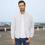 Dominus™ Jacke mit Strategischen Taschen und Premium-Passform – Weiß