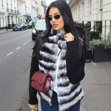 Sablê™-Jacke mit Samtdetails und Strickärmeln – Schwarz