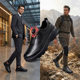 Altair™ Premium Lederschuh mit Robuster Hochleistungsstruktur – Schwarz