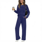 Softluxe™-Set im Lässig-Schicken Stil mit Minimalistischem Design – Marineblau