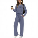 Softluxe™-Set im Lässig-Schicken Stil mit Minimalistischem Design – Tiefblau