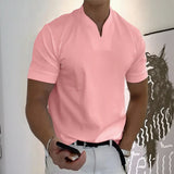 Aureon™-T-Shirt mit Schmaler Passform und Minimalistischem Design – Pink