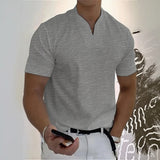 Aureon™-T-Shirt mit Schmaler Passform und Minimalistischem Design – Grau
