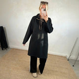 Dalen™ Hoodie im Kleidstil mit Urbanem Design – Schwarz