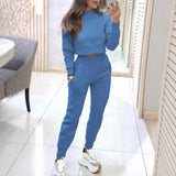 Vellure™-Set mit Schmaler Passform und Modernem Design – Blau