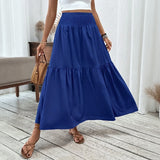 Mireya™-Rock mit Mehrlagigem Aufbau und Weitem Schnitt – Blau