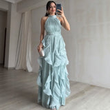 Avelora™ Kleid mit Raffiniertem Design und Eleganter Bewegung – Hellgrün