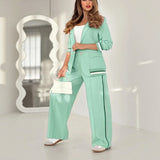 Rovelle™ Set mit Anzug-Design und Makelloser Eleganz – Hellgrün