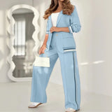 Rovelle™ Set mit Anzug-Design und Makelloser Eleganz – Hellblau