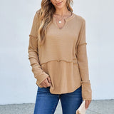 Elowen™-Bluse mit Modernem Schnitt und Lässig-Schickem Stil – Khaki