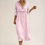 Almare™ Kleid mit Natürlicher Leichtigkeit und Absolutem Komfort – Rosa