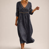 Almare™ Kleid mit Natürlicher Leichtigkeit und Absolutem Komfort – Schwarz