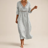 Almare™ Kleid mit Natürlicher Leichtigkeit und Absolutem Komfort – Grau