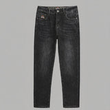 Vantor™ Stretch-Jeans mit Imposanter Ausstrahlung – Verwaschenes Schwarz