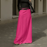 Corenne™ Eleganter Maxirock mit Modernem Design – Rosa