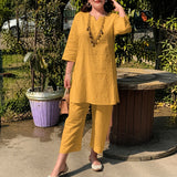Zyra™ Set mit Klarem Design und Zeitloser Eleganz – Orange
