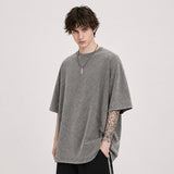 Riven™ Oversized T-Shirt mit Zeitlosem Stil – Grau