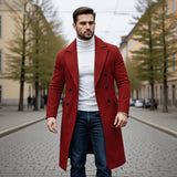 Norvik™ Mantel Mit Klassischem Stil Und Europäischer Eleganz – Rot