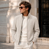 Arven™ Jacke Mit Hohem Kragen Und Lässiger Eleganz – Eisweiß
