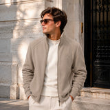 Arven™ Jacke Mit Hohem Kragen Und Lässiger Eleganz – Khaki