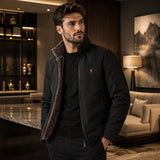 Ironcliff™ Jacke Mit Samtweichem Innenfutter und Premium-Finish – Schwarz