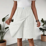Celenne™ Skort aus Leinen-Baumwolle mit Premium-Komfort – Elfenbeinweiß